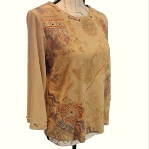 CHRISTINA Hope Tribal Motif Top